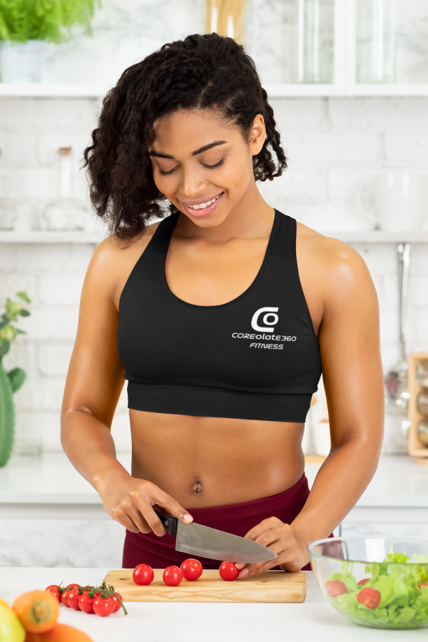 COREolate 360 Fitness Sport Bras (logo left)