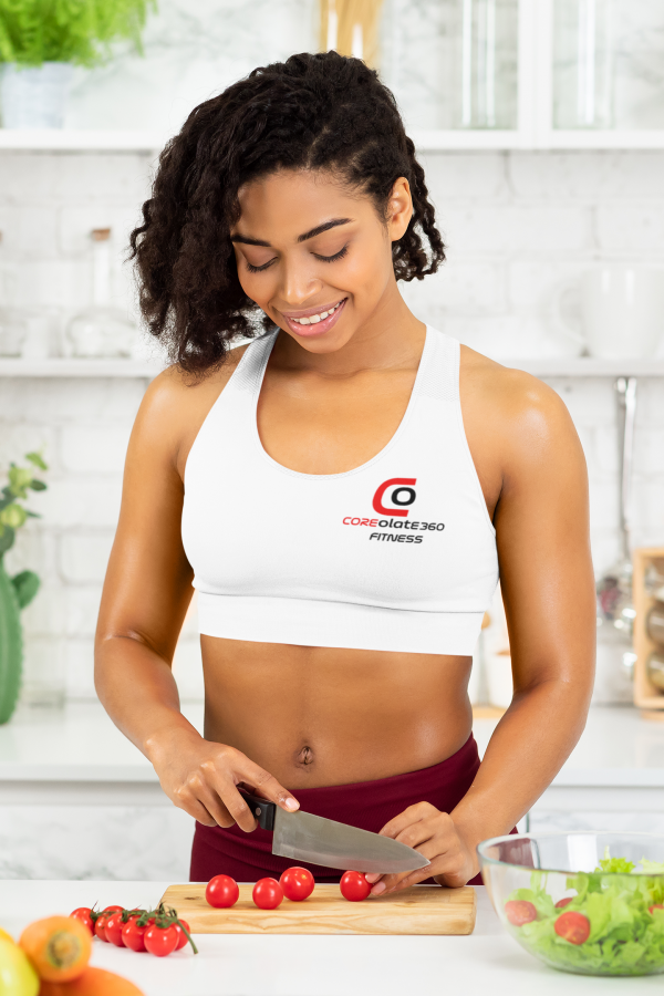 COREolate 360 Fitness Sport Bras (logo left)