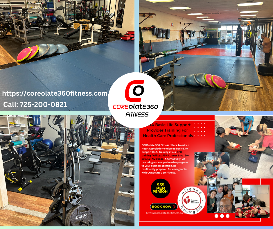 Core fitness focus/ COREolate 360 Fitness & CPR Training gym